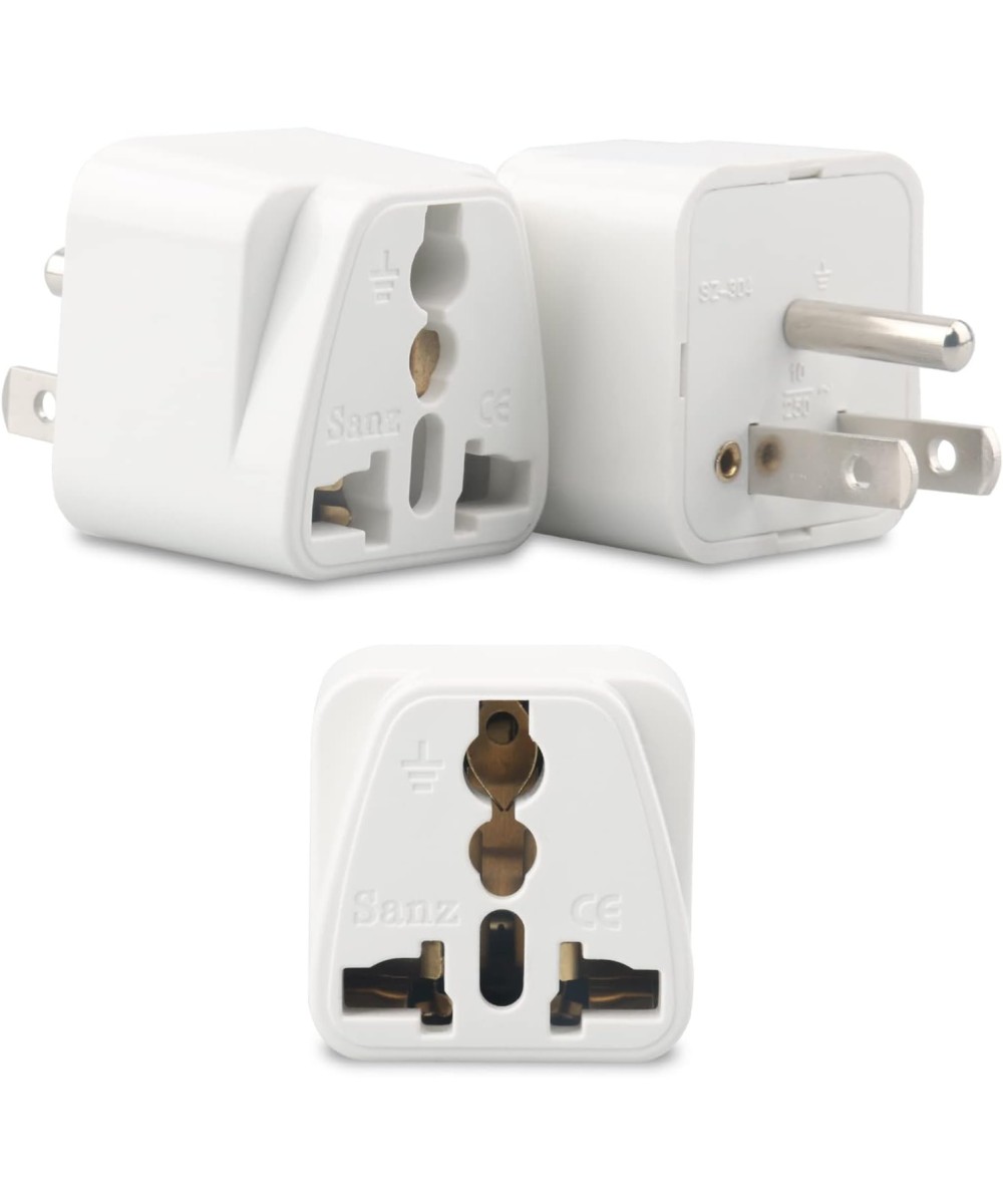 Adaptador de enchufe electrico europeo / asiatico a americano