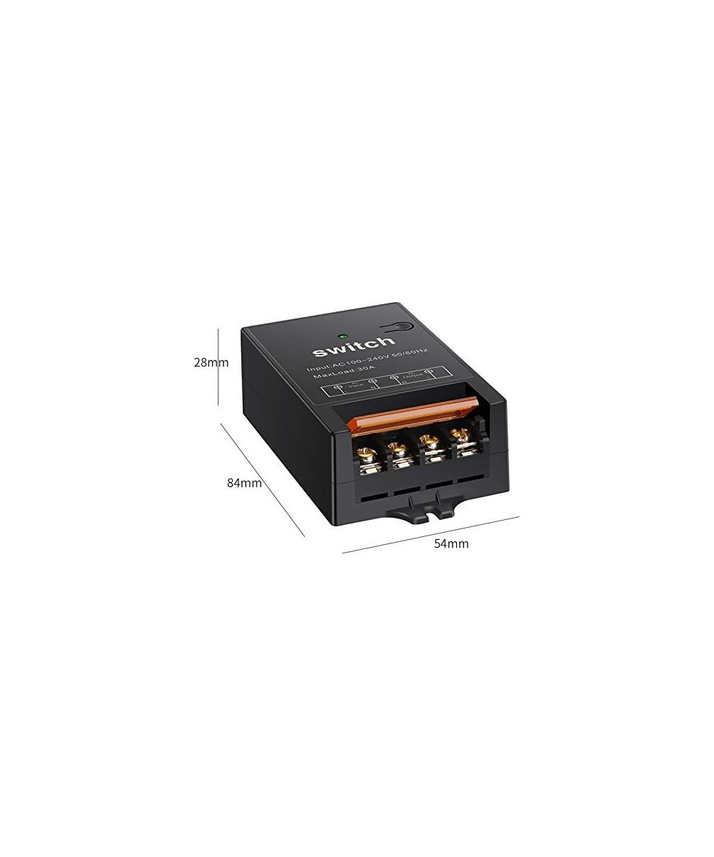 Rele inalámbrico 100-240V 30amp 3km 433mhz