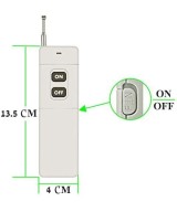 Rele inalámbrico 100-240V 30amp 3km 433mhz
