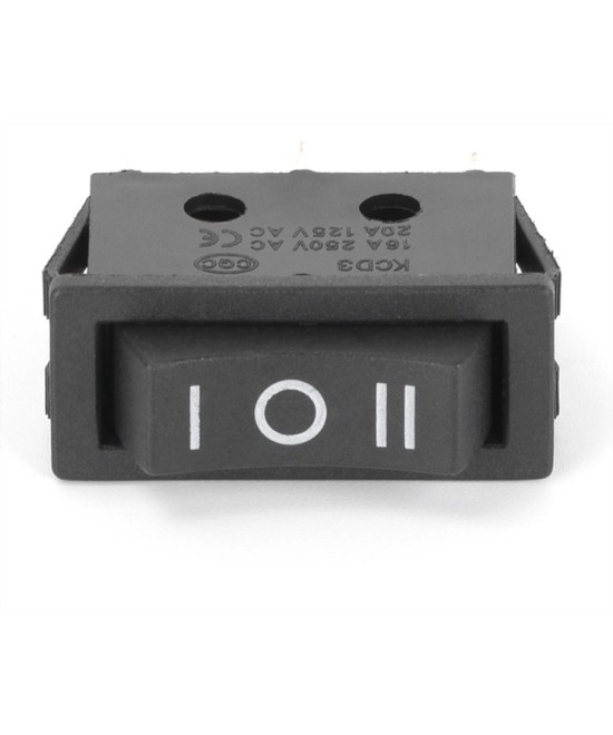Interruptor KCD2-3 On/Off/On 250V/16A 125V/20A 3 pines