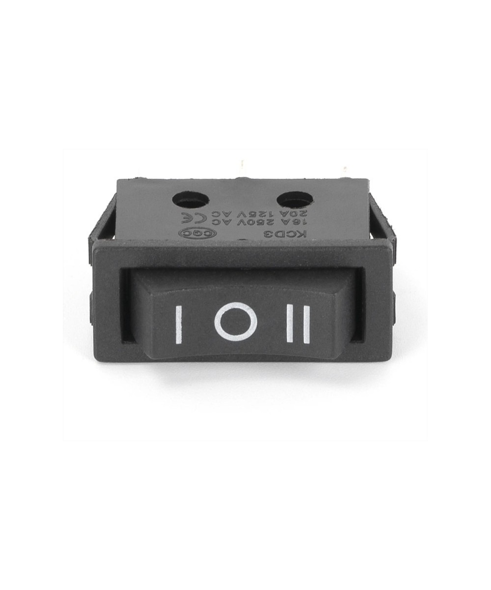 Interruptor KCD2-3 On/Off/On 250V/16A 125V/20A 3 pines