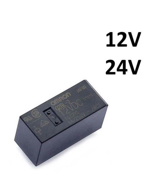 Rele de Potencia DPDT 12V 8A G2RL-2  12/24 VDC