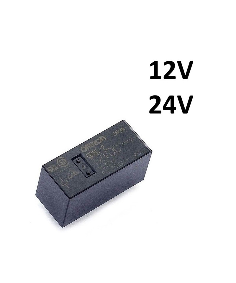 Rele de Potencia DPDT 12V 8A G2RL-2  12/24 VDC