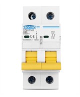 Breaker DC 2 polos MCB TOMZN Curva C Corriente Continua 600V 10-63A