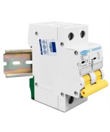 Breaker DC 2 polos MCB TOMZN Curva C Corriente Continua 600V 10-63A