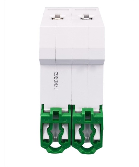 Breaker DC 2 polos MCB TOMZN Curva C Corriente Continua 600V 10-63A