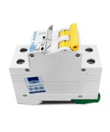 Breaker DC 2 polos MCB TOMZN Curva C Corriente Continua 600V 10-63A