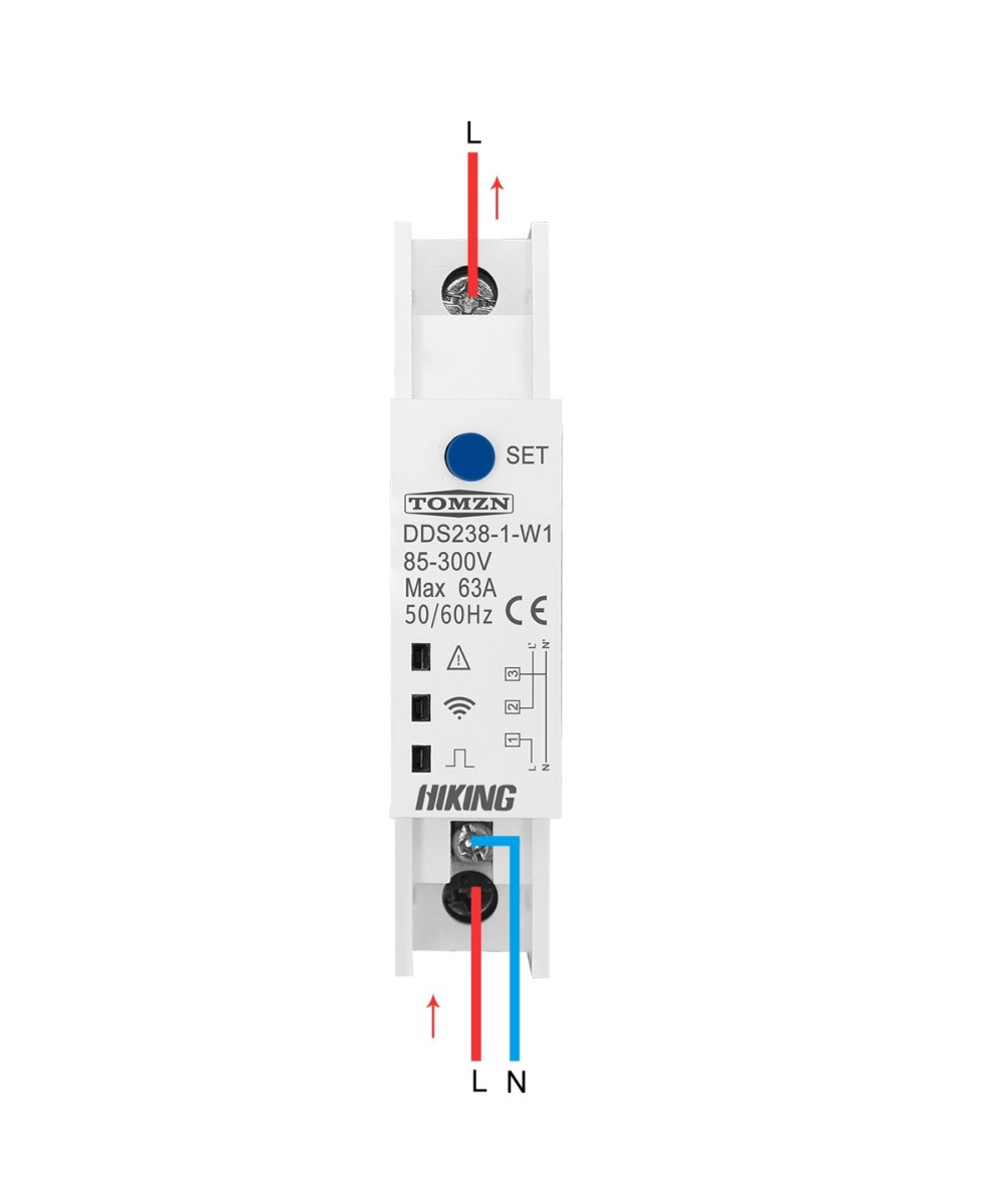 Monitor Inteligente de Energia Bidireccional WIFI  63A TOMZN DDS238-1-W1