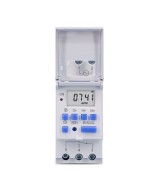 Temporizador Digital Programable Semanal Monofasico 15A para Riel TOMZN 110/220/12vDIN  AHC15A