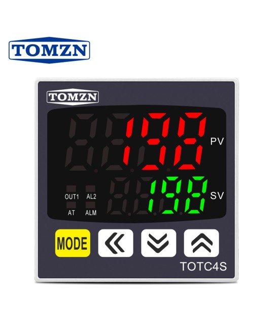 Controlador de temperatura Termostato TOMZN 220VAC TOTC4S