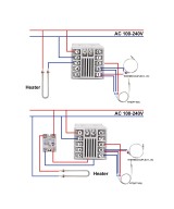 Controlador de temperatura Termostato TOMZN 220VAC TOTC4S