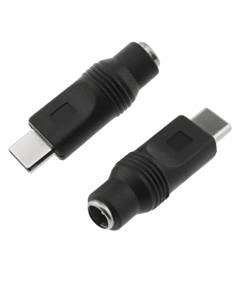 Adaptador de alimentación DC 5.5*2.1 a USB tipo C