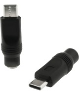 Adaptador de alimentación DC 5.5*2.1 a USB tipo C