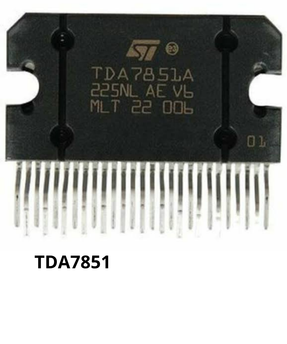 Amplificador de audio de clase AB TDA7851