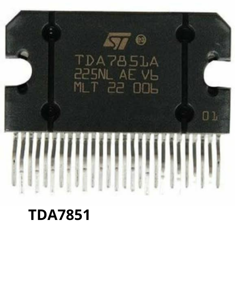 Amplificador de audio de clase AB TDA7851