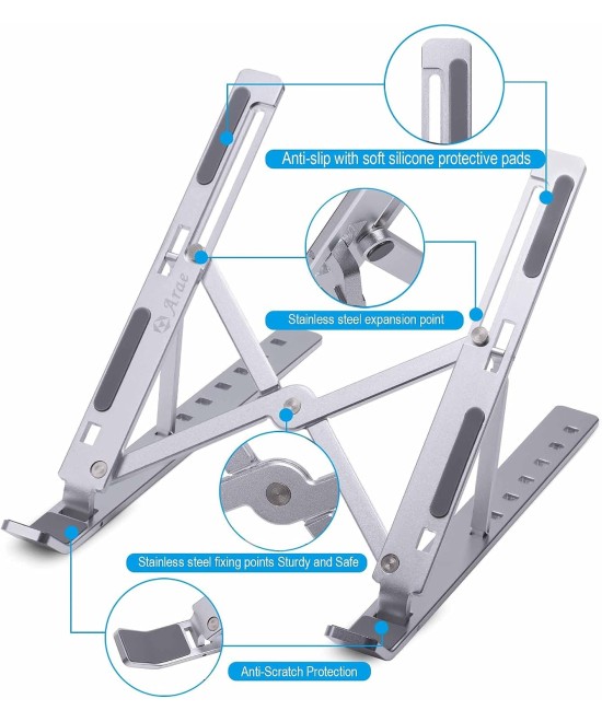 soporte plegable  de 7 ángulos para laptop