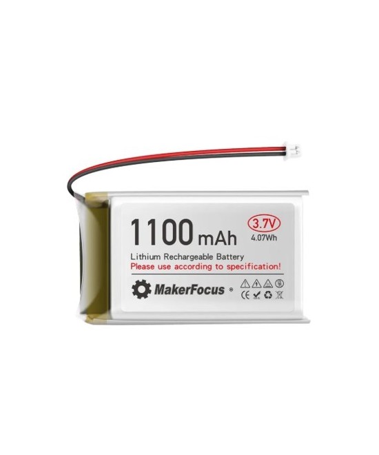 Bateria tipo LiPo recargable 3.7V 1100 - 3000mah conector JST 1.25mm