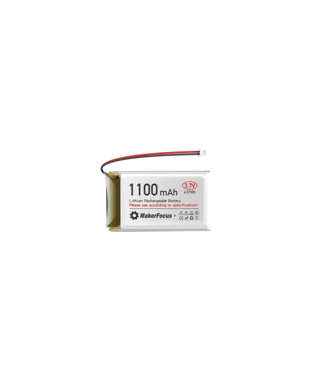 Bateria tipo LiPo recargable 3.7V 1100 - 3000mah conector JST 1.25mm