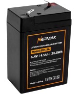 Bateria de lifePO4 recargable Nermak 4.5V 6AH 28.8WH