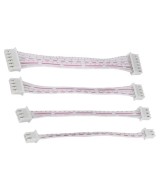 Terminal con conector hembra XH2.54 de 20cm, JST 2,54mm, cable rojo y blanco 2 - 5 pines, 26AWG