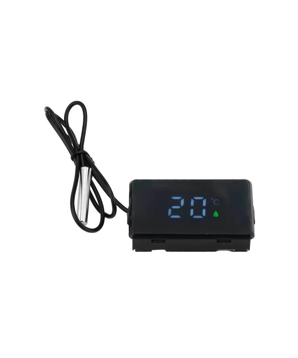 Termometro impermeable con pantalla tactil LED mas sonda