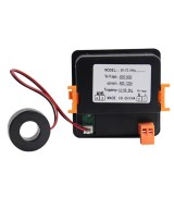 Medidor digital de corriente alterna, voltaje y frecuencia con pantalla LED triple y sensor CA 50-500V, CA 0-120A, 10-99.9Hz.