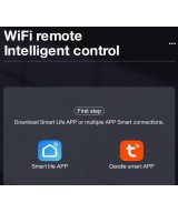 Medidor de energía inteligente WiFi KWS-303WF, 8 en 1