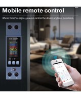 Medidor de energía inteligente WiFi KWS-303WF, 8 en 1