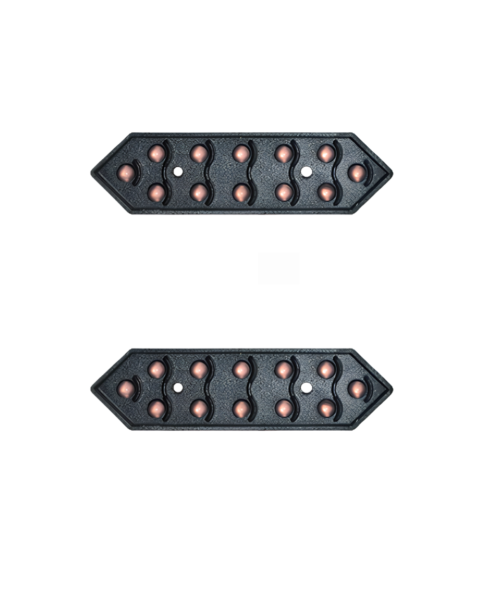 Panel led digital de 7 segmentos de 8 pulgadas azul/verde