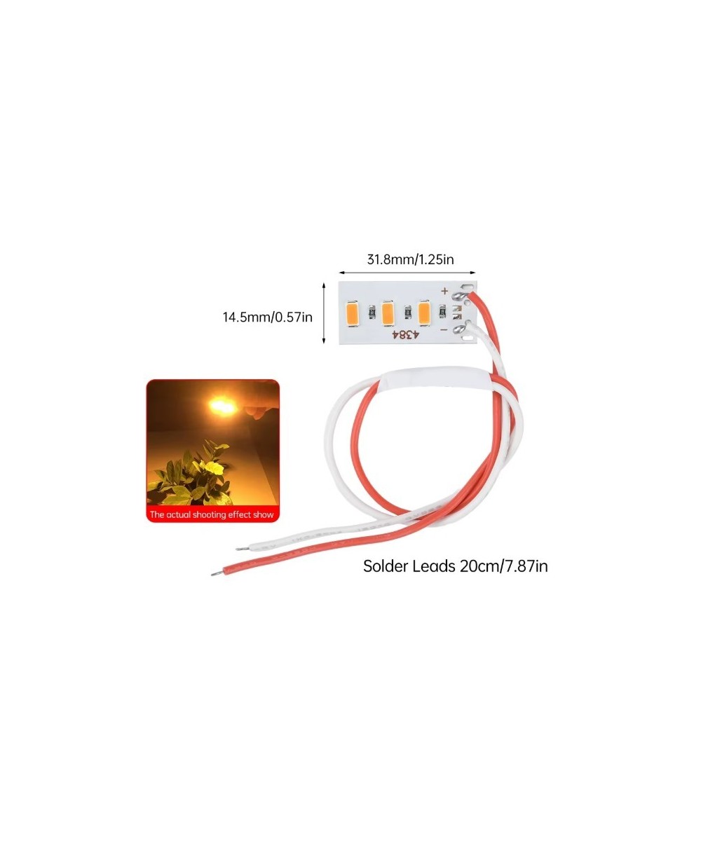 Panel LED SMD 5730 de alto brillo de 5V 1.5W con cable