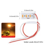 Panel LED SMD 5730 de alto brillo de 5V 1.5W con cable