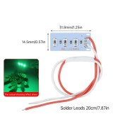 Panel LED SMD 5730 de alto brillo de 5V 1.5W con cable