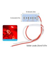 Panel LED SMD 5730 de alto brillo de 5V 1.5W con cable