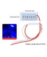 Panel LED SMD 5730 de alto brillo de 5V 1.5W con cable