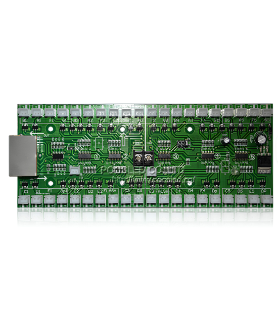 Controlador de pantalla LED inalámbrico por radiofrecuencia (RF) TCP/IP, RS485, RS232 150*120*48MM