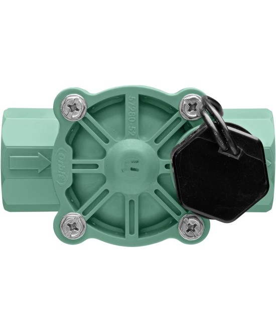 Valvula Electromagnetica Solenoide para Control de Flujo 1" PVC 18-24VDC