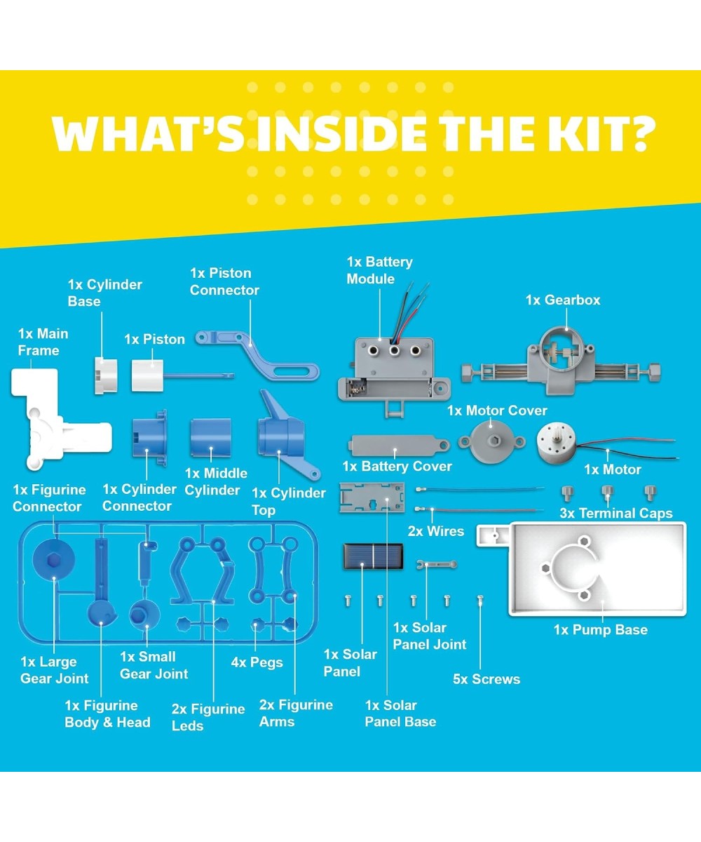 Kit de Ciencia Solar Híbrida STEM Proyecto bombeo de agua solar