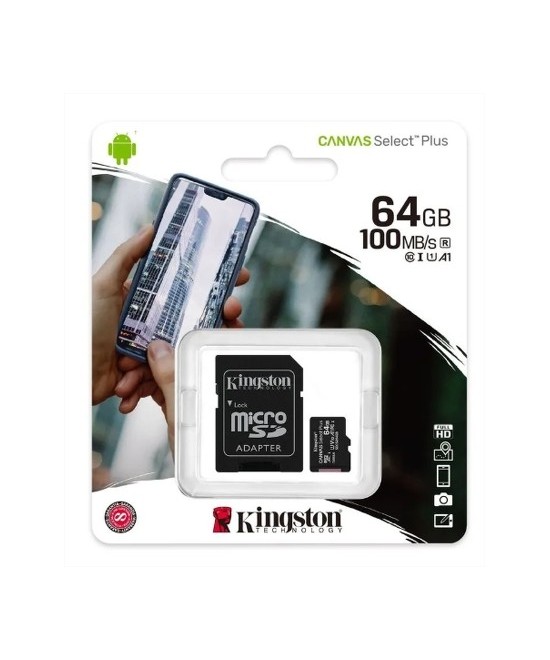 Memoria MicroSD XC Clase 10 Kingston 64GB/128GB