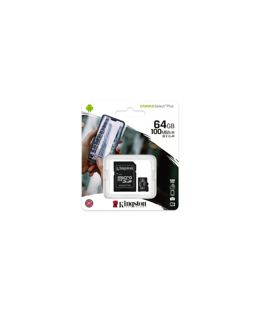 Memoria MicroSD XC Clase 10 Kingston 64GB/128GB