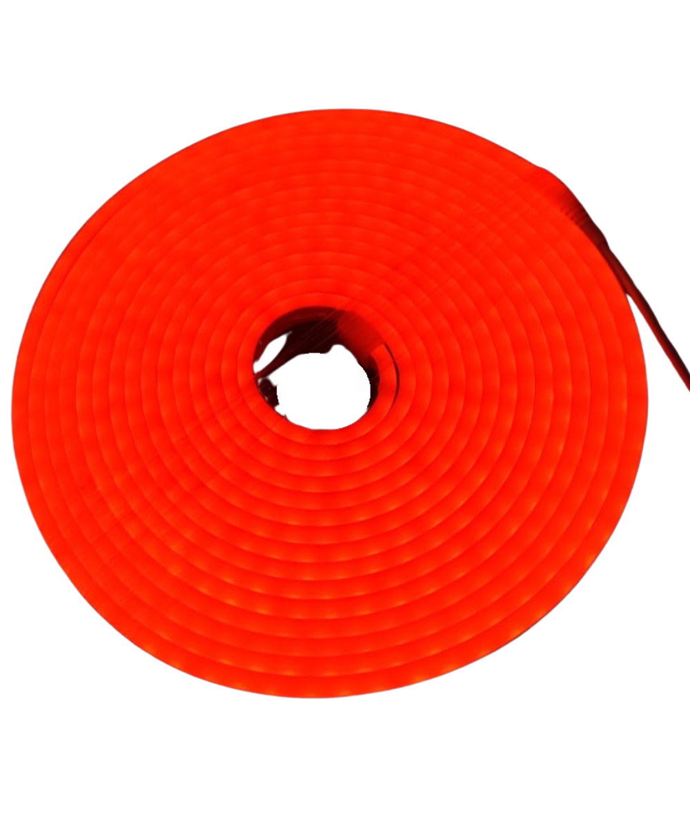 Tira Led Neon Flex LED de 5 metros 12v 2a con fuente