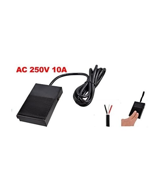 Interruptor de pedal TFS-1 con cable de 2m
