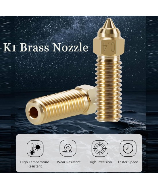 Kit de Boquilla para extrusor de impresora 3D CREALITY K1, K1 Max, Ender 3 V3 KE, CR-10 SE, CR-M4 (10U)