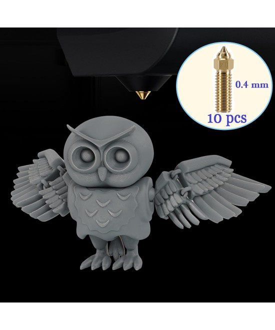 Kit de Boquilla para extrusor de impresora 3D CREALITY K1, K1 Max, Ender 3 V3 KE, CR-10 SE, CR-M4 (10U)