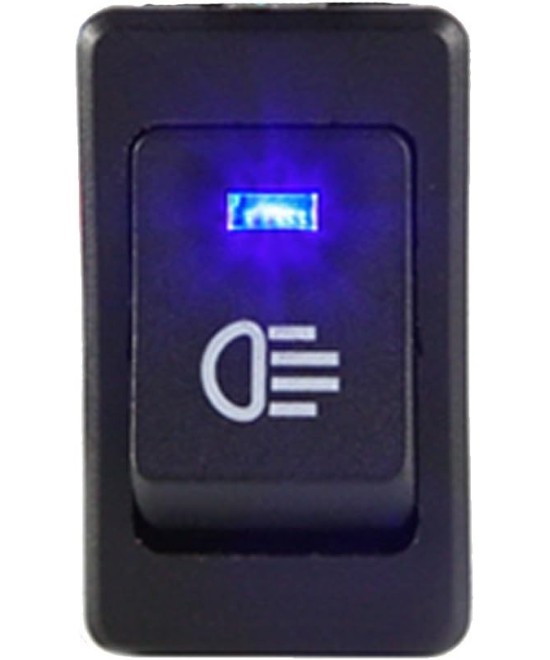 Interruptor para luces con indicador LED  12V 35A  ASW-17D Rojo/Amarillo/Azul