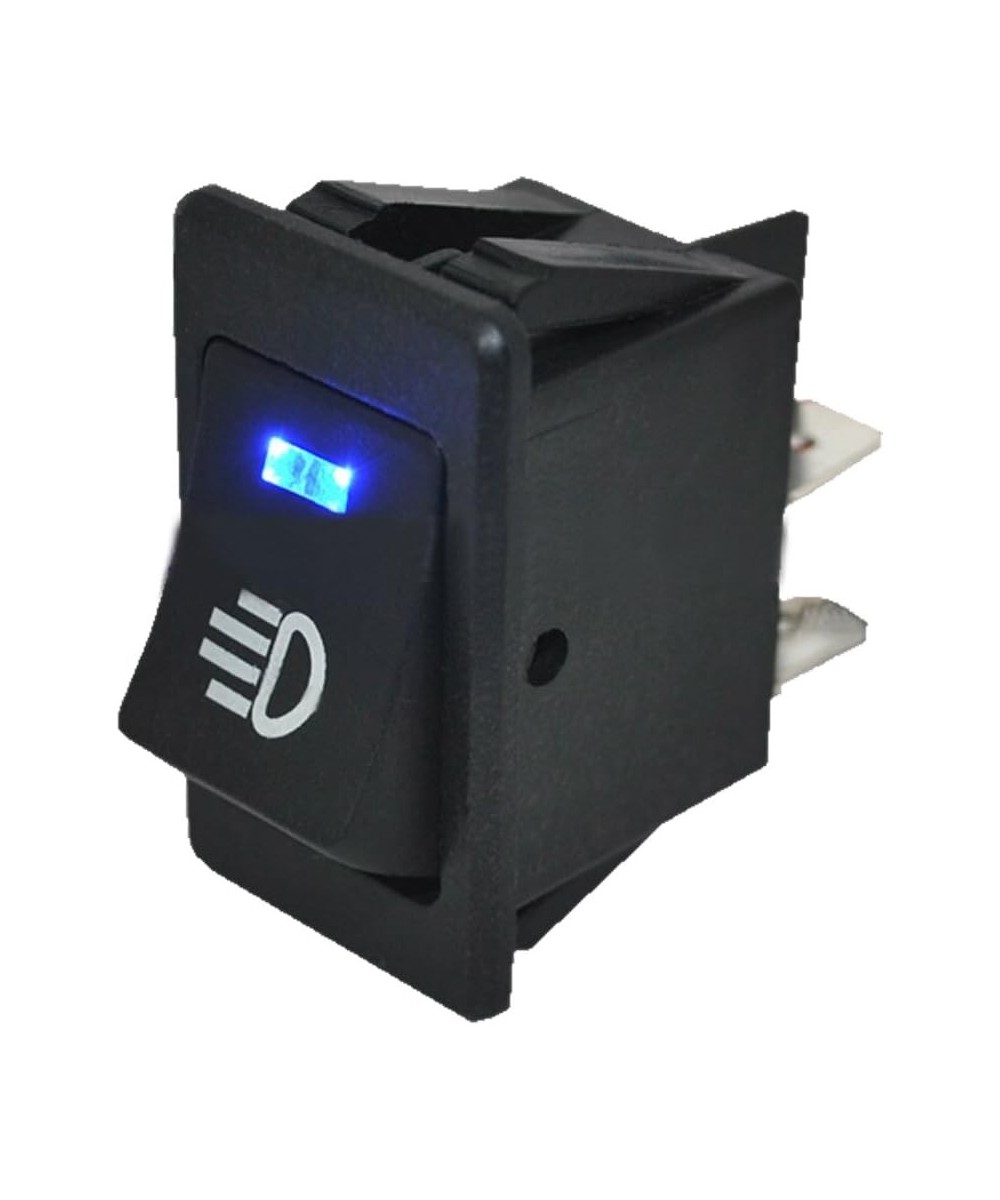 Interruptor para luces con indicador LED  12V 35A  ASW-17D Rojo/Amarillo/Azul