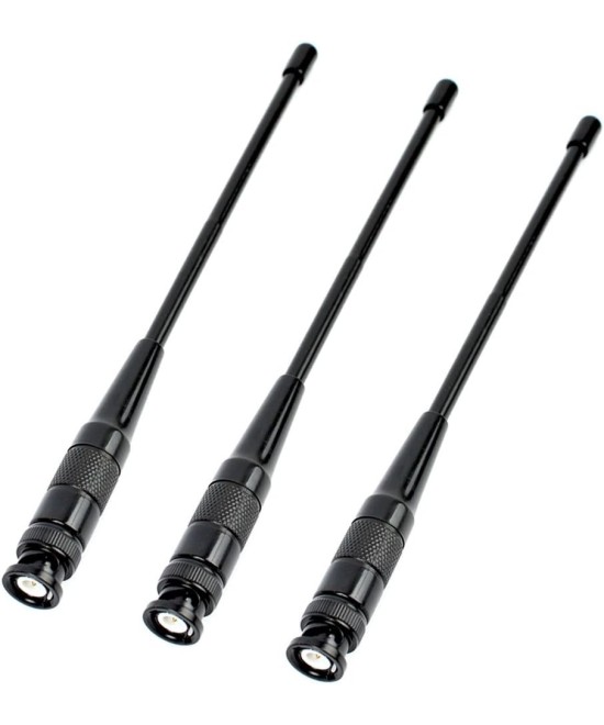 Antena UHF 500-900MHZ conector BNC Macho/ soporte para antena 1.5 mts