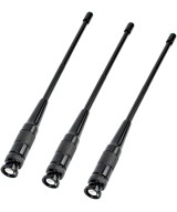 Antena UHF 500-900MHZ conector BNC Macho/ soporte para antena 1.5 mts