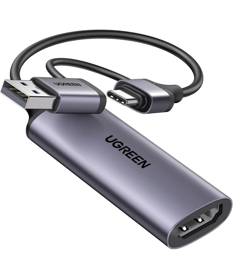 capturadora de vIdeo 4K HDMI a USB-A / USB-C 1080P UGREEN