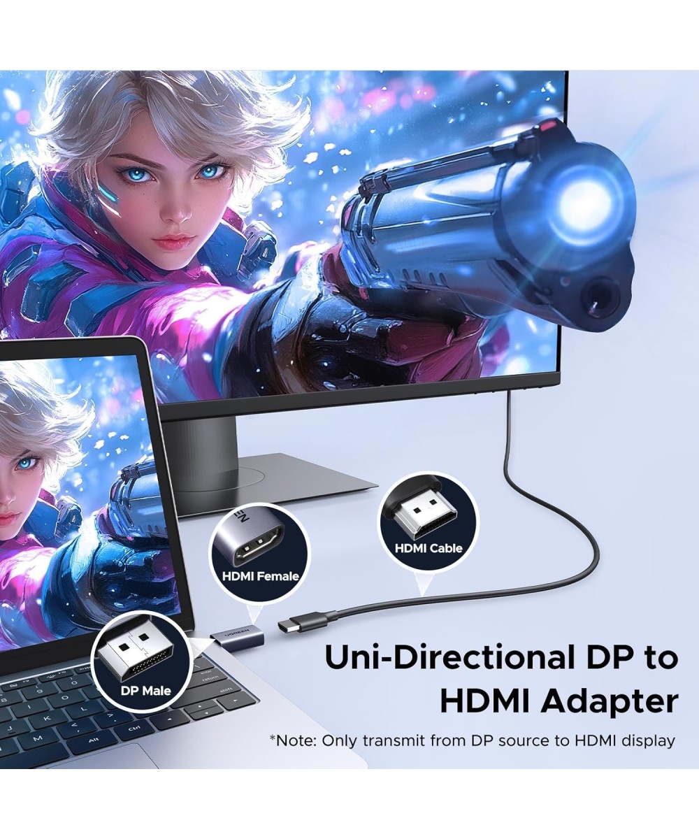 Adaptador de Display Port DP a HDMI 4K UGREEN