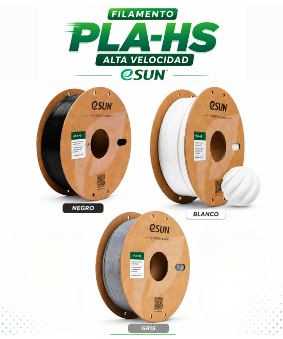 FILAMENTO PLA-HS ESUN 1.75MM 1KG (ALTA VELOCIDAD)
